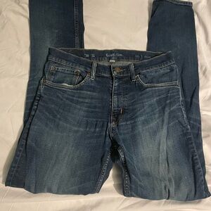 Men's Blue Jeans goodfellow skinny fit 30x32 ripped knee